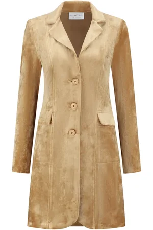 Helena hart Dames, Mantels, Bruin, Maat: XS Velours