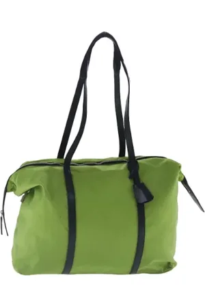 Prada Dames, Pre-owned, Groen, Maat: ONE Size Nylon