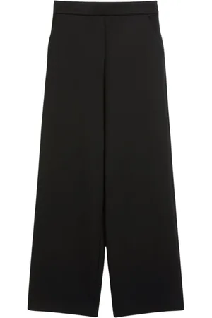 Max Mara Dames, Broeken, Zwart, Maat: S Viscose