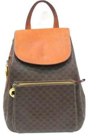 Céline Dames, Pre-owned, Bruin, Maat: ONE Size Leer
