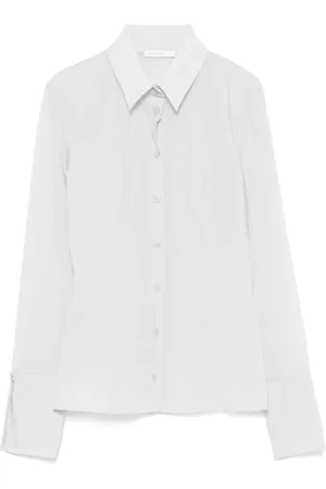 Patrizia Pepe Dames, Blouses & Shirts, Grijs, Maat: XS