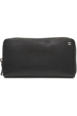 CHANEL Dames, Pre-owned, Zwart, Maat: ONE Size Leer