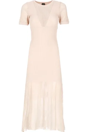 Pinko Dames, Jurken, Roze, Maat: M Viscose
