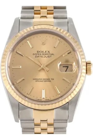 Rolex Heren, Pre-owned, Geel, Maat: ONE Size