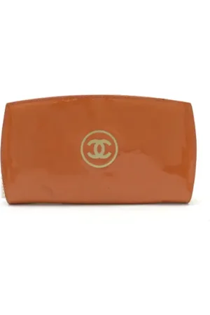 CHANEL Dames, Pre-owned, Oranje, Maat: ONE Size Leer
