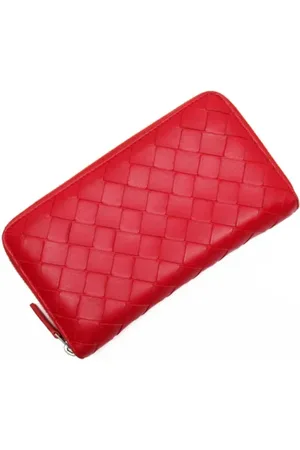 Bottega Veneta Dames, Pre-owned, Rood, Maat: ONE Size Leer