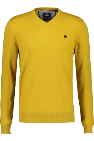 Lerros Heren, Truien, Geel, Maat: 3XL