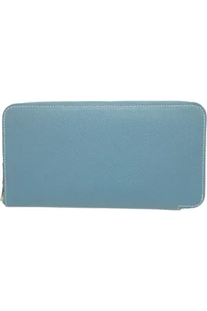 Hermès Dames, Pre-owned, Blauw, Maat: ONE Size Leer