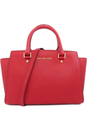 Michael Kors Dames, Pre-owned, Rood, Maat: ONE Size Leer