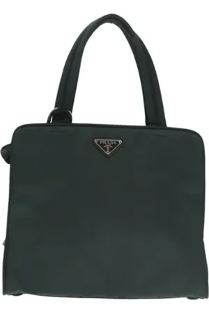 Prada Dames, Pre-owned, Groen, Maat: ONE Size Nylon