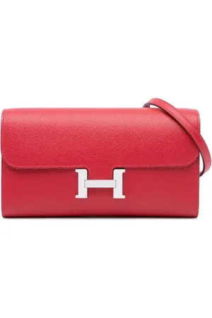 Hermès Dames, Pre-owned, Rood, Maat: ONE Size Leer