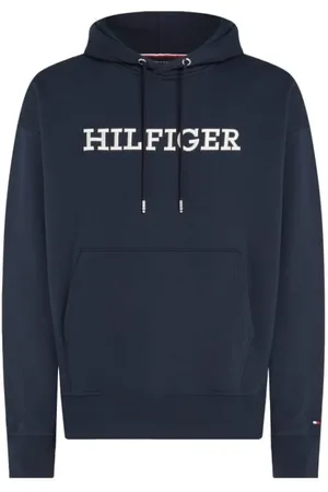 Tommy Hilfiger Heren, Sweatshirts & Hoodies, Blauw, Maat: M