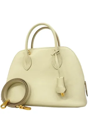 Hermès Dames, Pre-owned, Wit, Maat: ONE Size Leer