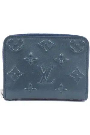 LOUIS VUITTON Dames, Pre-owned, Blauw, Maat: ONE Size Leer