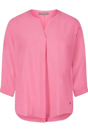 Betty & Co Dames, Blouses & Shirts, Roze, Maat: 3XL Leer