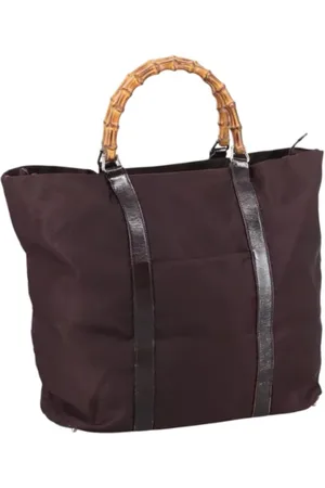 Gucci Dames, Pre-owned, Bruin, Maat: ONE Size Nylon