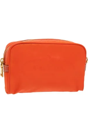 Prada Dames, Pre-owned, Oranje, Maat: ONE Size Nylon