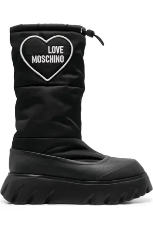 Moschino Dames, Schoenen, Zwart, Maat: 37 EU Katoen