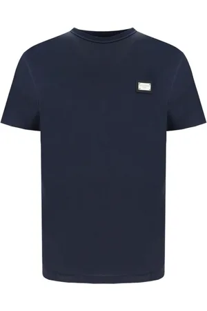 Dolce & Gabbana Heren, Tops, Blauw, Maat: M Katoen