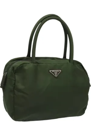 Prada Dames, Pre-owned, Groen, Maat: ONE Size Nylon