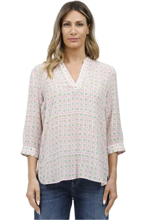 caliban Dames, Blouses & Shirts, Wit, Maat: XS