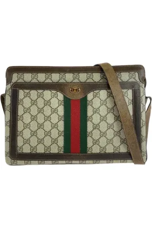 Gucci Dames, Pre-owned, Bruin, Maat: ONE Size Leer