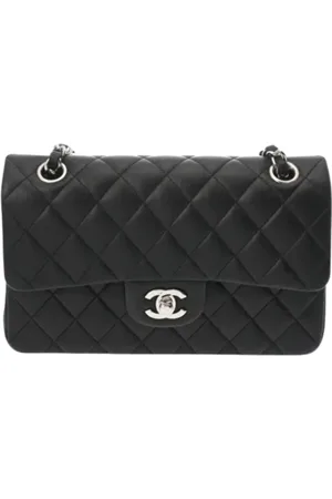 CHANEL Dames, Pre-owned, Zwart, Maat: ONE Size Leer