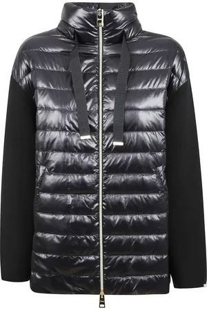 HERNO Dames, Jassen, Zwart, Maat: 2XS Nylon