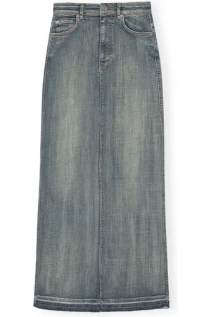 Ganni Dames, Rokken, Blauw, Maat: 2XS Denim