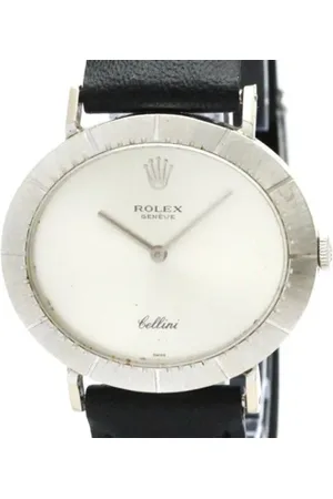 Rolex Heren, Pre-owned, Grijs, Maat: ONE Size Zijde
