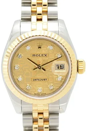 Rolex Dames, Pre-owned, Geel, Maat: ONE Size