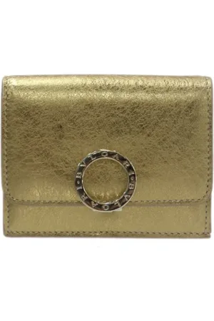 Bvlgari Dames, Pre-owned, Geel, Maat: ONE Size Leer