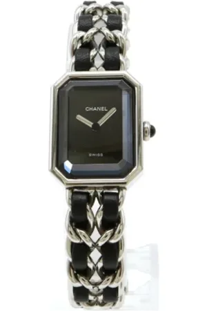 CHANEL Dames, Pre-owned, Zwart, Maat: ONE Size Leer