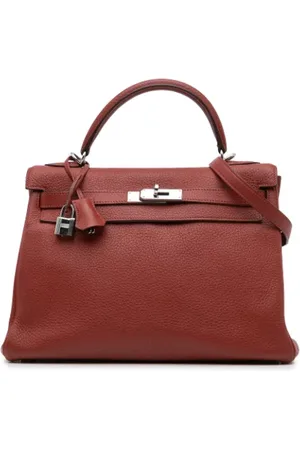 Hermès Dames, Pre-owned, Rood, Maat: ONE Size Leer