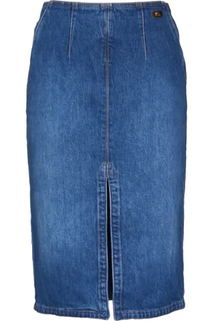 Elisabetta Franchi Dames, Rokken, Blauw, Maat: L Katoen