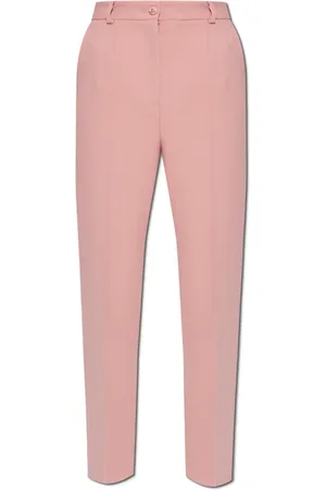 Dolce & Gabbana Dames, Broeken, Roze, Maat: XS Wol