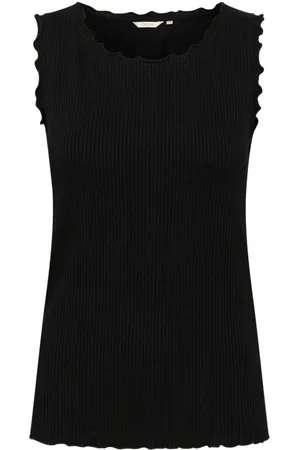 Cream Dames, Tops, Zwart, Maat: XL