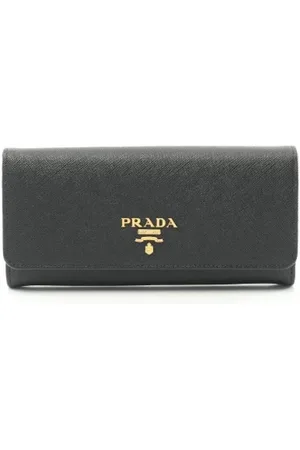 Prada Dames, Pre-owned, Zwart, Maat: ONE Size Leer