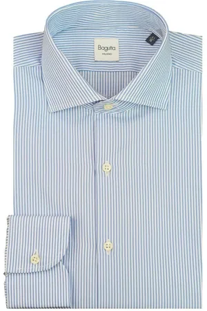 BAGUTTA Heren, Overhemden, Blauw, Maat: XS Katoen