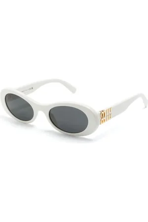 Miu Miu Dames, Accessoires, Wit, Maat: 50 MM