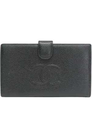CHANEL Dames, Pre-owned, Zwart, Maat: ONE Size Leer