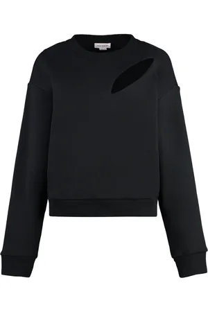 Alexander McQueen Dames, Sweatshirts & Hoodies, Zwart, Maat: S Katoen