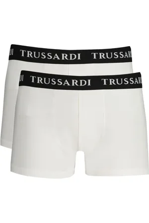 Trussardi Heren, Ondergoed, Wit, Maat: XL Katoen