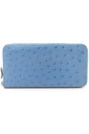 Hermès Dames, Pre-owned, Blauw, Maat: ONE Size Leer