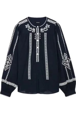 Zadig & Voltaire Dames, Blouses & Shirts, Blauw, Maat: XS