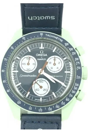 Omega Heren, Pre-owned, Zwart, Maat: ONE Size