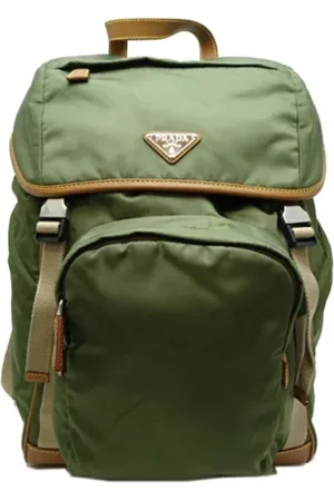 Prada Dames, Pre-owned, Groen, Maat: ONE Size Nylon