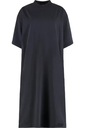 Balenciaga Dames, Jurken, Zwart, Maat: S Katoen