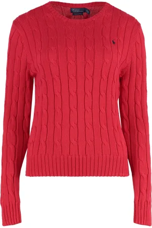 Ralph Lauren Dames, Truien, Rood, Maat: M Katoen