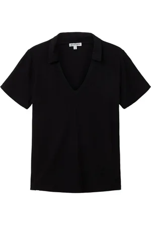 TOM TAILOR Dames, Tops, Zwart, Maat: XS